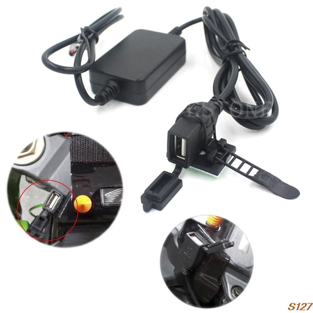 Usb powerport 12 v 2.1a      iphone android gps motorcycle-s127