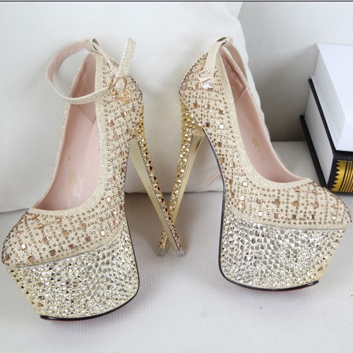Aliexpress.com : Buy Free shipping wholesale sparking high heels ...