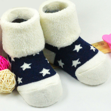 Hot Sale 3Pair Baby Infant Children Sock Star Socks 100% Cotton Suitable 3M-3 Year Newborn Non-Slip Sock Kis Children’s Clothing