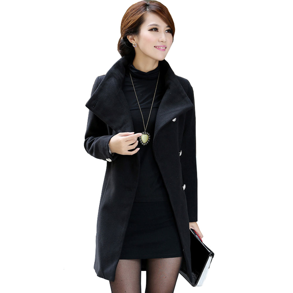 Ladies Long Black Coats