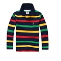 High quality brand children s long sleeved polo shirt boys warm cotton T shirt