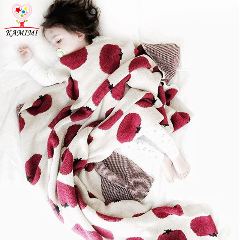 KAMIIMI Baby blanket Wrap Soft Flannel baby blankets newborn 3 color print Swaddling Infantil Bedding Kids Gift 100 * 80CM A360