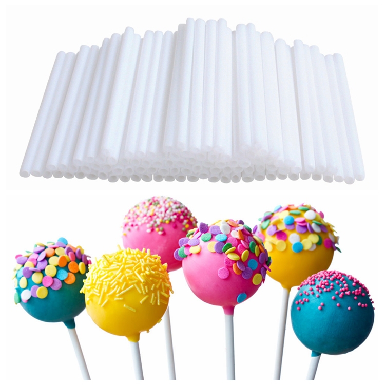 100pcs 7CM Pop Plastic Lollipop Sticks Sucker for DIY Lolly Lollypop Lollipop Candy Chocholate Sugar Paste Tool Free Shipping