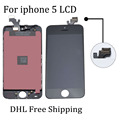 10PCS LOT LCD Assembly For iPhone 5 No Dead Pixel Replacement Display Touch Screen Digitizer AAA