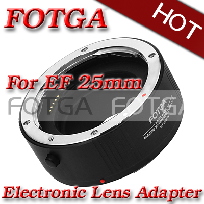 FOTGA Matel AF Automatic Auto Focus 25mm DG II Macro Extension Tube for Canon EOS EF EFS