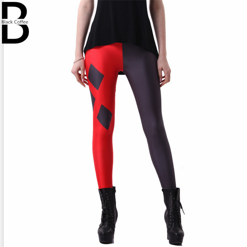 Ladies Leggings Harley Quinn Legging Digital Printing Legins Women Plus Size Gym Sport Fitness