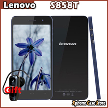 Original Lenovo S858T 5.0” Android 4.4 Smartphone MT6592M Octa Core 1.4GHz ROM 8GB+RAM 1GB Support Bluetooth WiFi GPS GSM