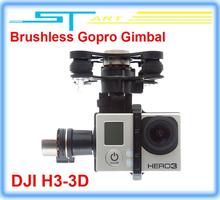Free shipping FPV DJI Zenmuse H3-3D Phantom HD Camera 3-Axis Brushless Gopro Gimbal support ilook gogro3 DJI Phantom 2 girl gift