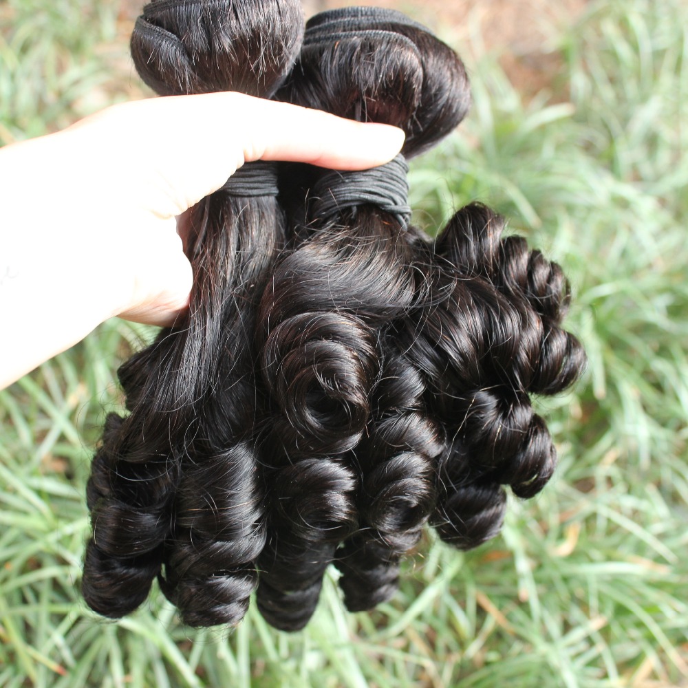 Peruvian Sexy Aunty Funmi Hair 1 pc lot 100% Natural Peruvian Unprocessed Aunty Funmi hair Bouncy