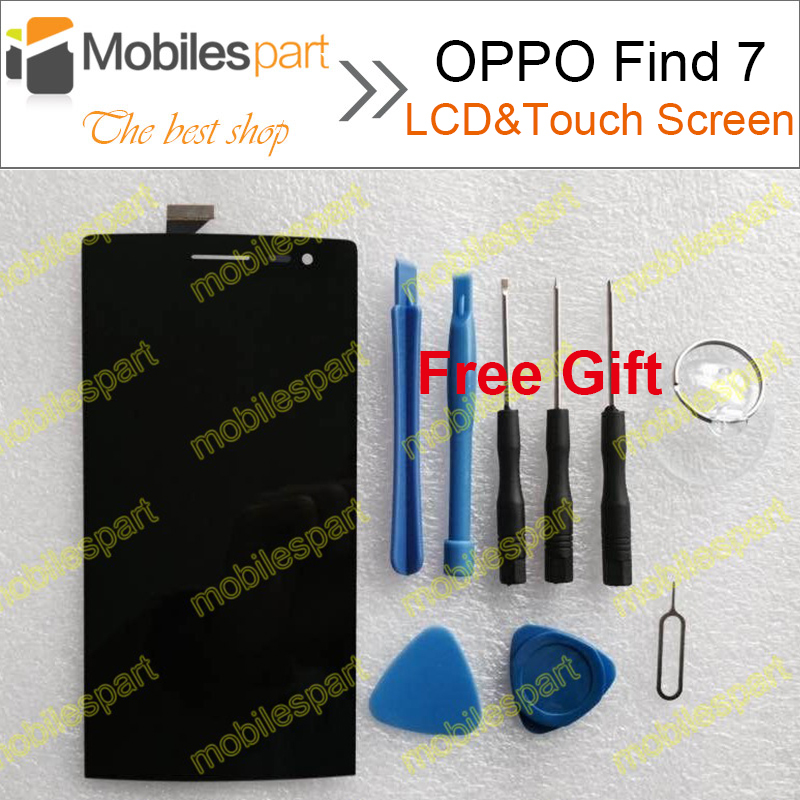 OPPO Find 7 LCD Display +Touch Screen 100% Original Replacement LCD Screen For OPPO Find 7 Smartphone Free Shipping