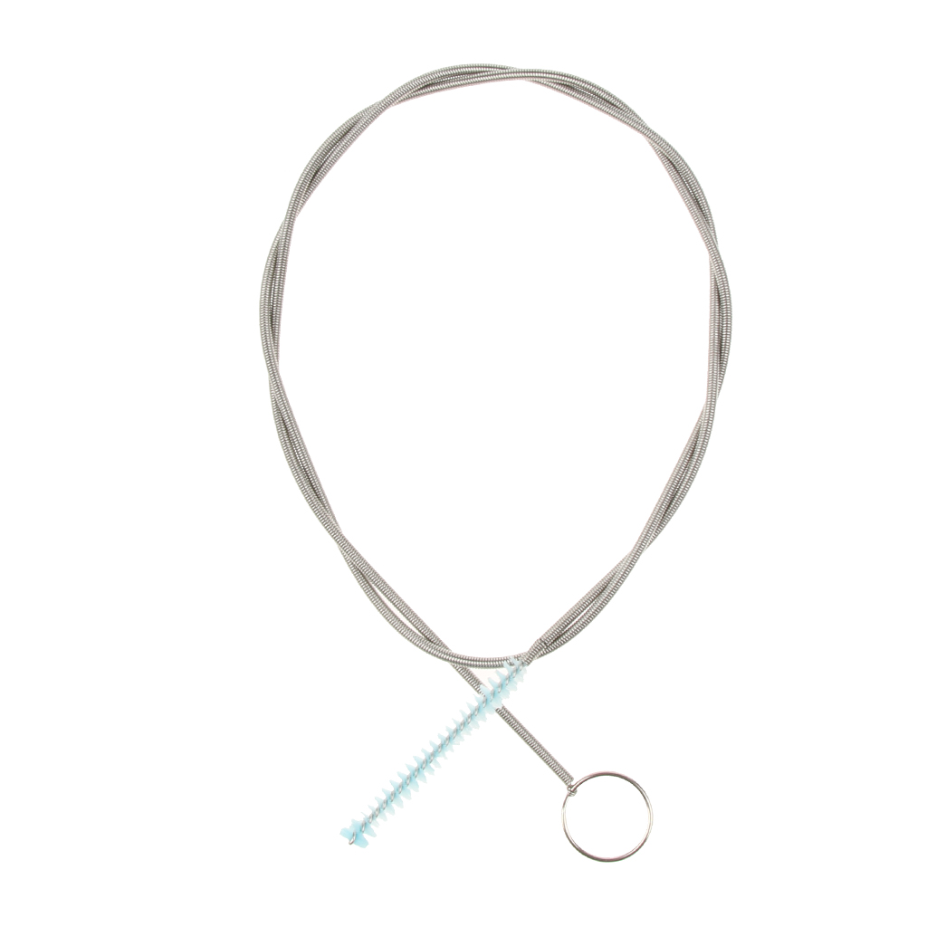 Description Picture 3 of itemFolding Hydration Pack Stainless Steel Hose Brush Tube for Water Bag Spring Scrub Pipe Cleaning Kit