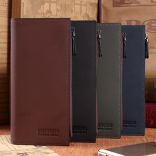 New zip around wallet leather handbags men’s wallets business casual men’s hand bag cross bag man purse