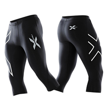 men’s running sports pants men sweatpants sport joggers 3/4 length trousers  Cropped Trousers yoga pants