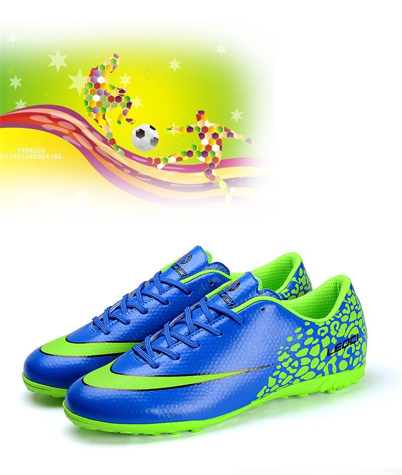 Soccer Shoes For Men kids top Football Boots magista breathable lace-up futsal cleats chuteira zapatos de futbol Free Socks (3)