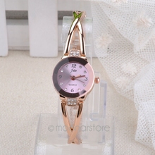 Best Selling Women Elegant Princess Ladies Quartz Analog Bracelet Wrist Watch with Rhinestones Decor for Women