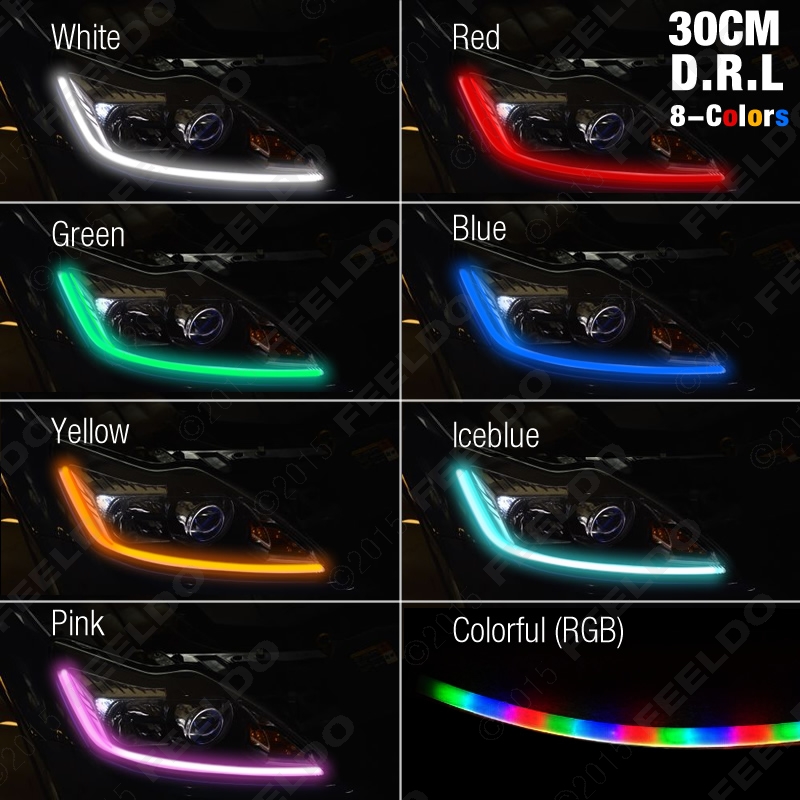 1 . 30  DRL 8-color  /  /  /  /  /  / Iceblue / RGB       # FD-4769