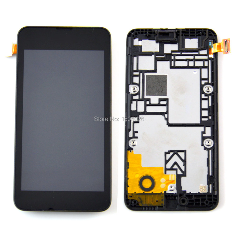 100-test-For-Nokia-Lumia-530-LCD-Display-Touch-Screen-Digitizer-Assembly-with-frame-Free-Shipping