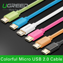 Ugreen Micro USB кабель 5V2A быстрой зарядки адаптер мобильный телефон Android кабель 1 м 2 м 3 м для Samsung S6 Xiaomi Sony HuaWei один плюс