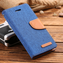 Book Flip Cloth Skin Leather Case For iPhone 6 6S 6S Plus 5 5 Fashion Hit