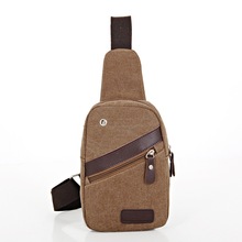 2016 new canvas men’s chest bag fashion shoulder Messenger bag casual fashion phones bags and canvas storage bag zs0081
