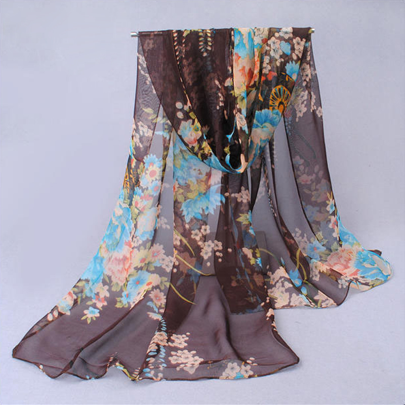 2015 hot wonderful flower long soft scarfs wrap shawl for elegant women han edition scarf scarves