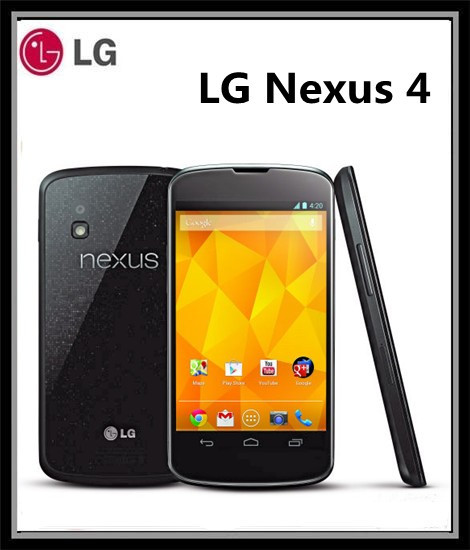 Original Refurbished Unlocked LG Nexus 4 E960 Cell Phone 3G 16GB ROM 2GB RAM 8MP Camera