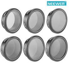 Neewer 6 Pieces Professional Drone Camera Filter Set+Protective Carrying Pouch for GoPro Hero 3+ / 4 GoPro Accessaries