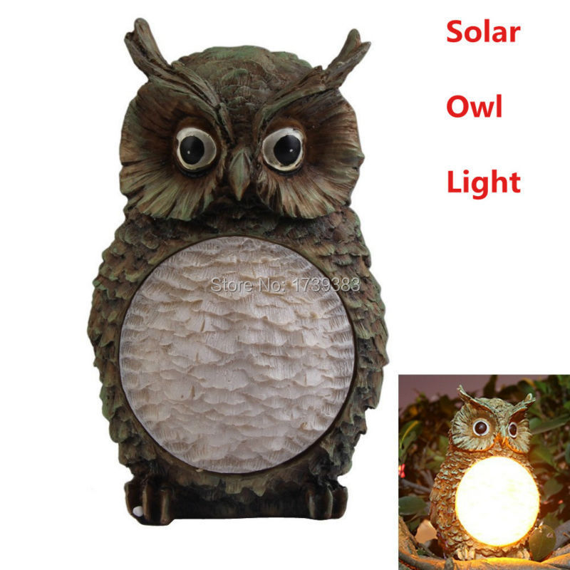 Free Shipping New Solar Owl Light Garden Yard Decor Bird Outdoor Light Statue for kids Christmas gifts Free Shipping New Solar Owl Light Garden Yard Decor Bird Outdoor Light Statue for kids Christmas gifts
