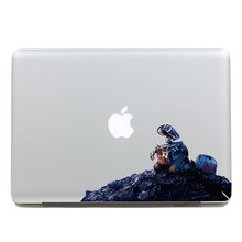 Removable beautiful cute lonely WALL-E look up at moon tablet sticker and laptop computer sticker for macbook Pro 15,205*270mm