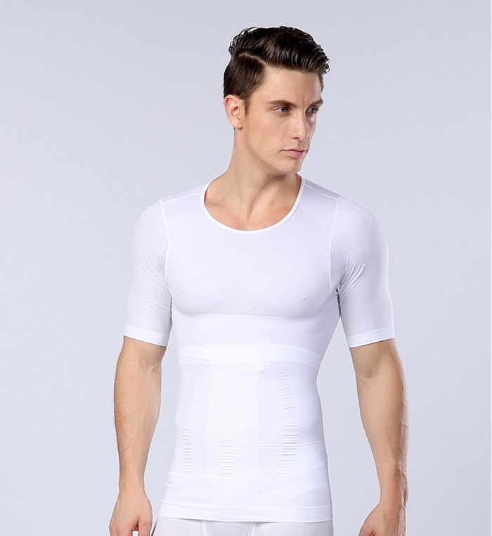 Men Chest font b Shaper b font Bodybuilding Slimming Belly Abdomen Tummy Fat Burn Posture Corrector