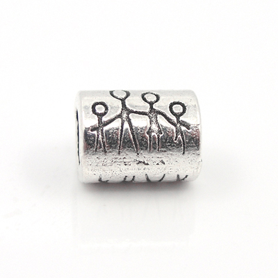 Free Shipping 2015 Family Silver Bead Charm Fit Women Diy Pandora Bracelets Bangles Necklace Jewelry YW15120