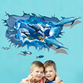 Removable 3D Wall Stickers Creative Animal Wall Poster DIY Home Decoration Accessories for Kids Rooms Sitting