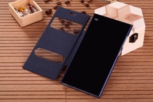 Original offical leather case PC Back shell case For Xiaomi 3 mi3 m3 MIUI Millet Phone
