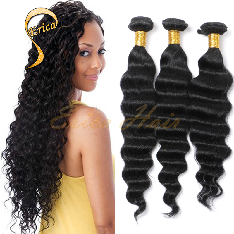 Unice Hair 6A Peruvian Deep Wave 3pcs Cheap Peruvian Virgin Hair Deep Wave Unprocessed Deep Curly Wet and Wavy Human Hair Weave