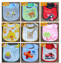 Baby Infants Girl Boy Lunch Bibs Napkin Saliva Towel Cotton Cartoon Waterproof