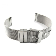 Excellent Quality 14 16 18 20 22 24 mm Watchbands Mesh Bracelets Watche Strap Perfect Handicraft Band Stainless Steel Band Strap