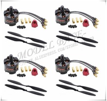 4pcs Emax MT2213-935KV Brushless Motor &1045 Propller F DJI F450 X525 Quad-X Hex
