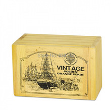 Pure Ceylon tea Mlesna vintage golden orange pekoe in handmade wooden box 500g 17.6 oz free shipping