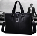PU Leather Bags Restore Ancient Ways Travel Backpack Bag Black Men