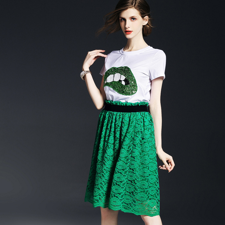 2015 New S Runway Sets Sleeve T Shirt 2015 new s runway sets sleeve t shirt