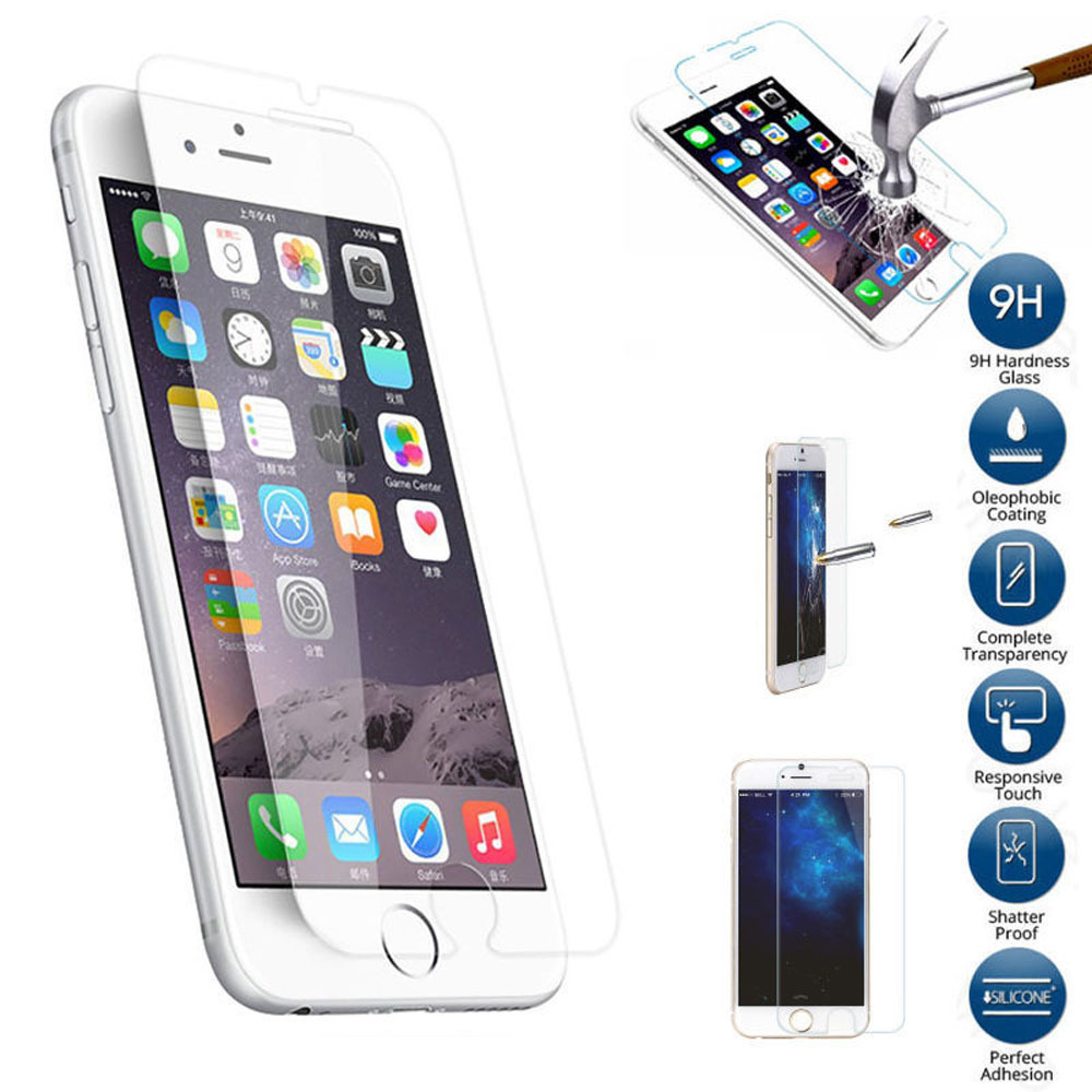 pelicula de vidro HD 0 3mm tempered glass cristal templado clear screen protector film Cover for