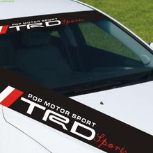 TRD/WRC/SSR/TOPLINE design car styling refit sticker on windshield,fashion car front window decor vinyl stickers and decals