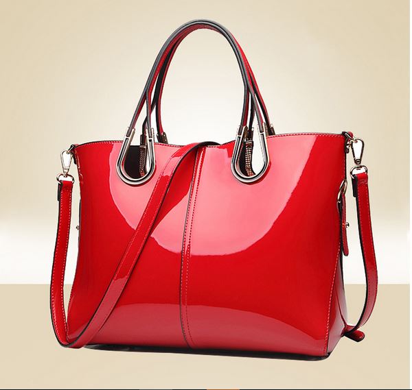 Popular Red Patent Leather Handbag-Buy Cheap Red Patent Leather Handbag lots from China Red ...