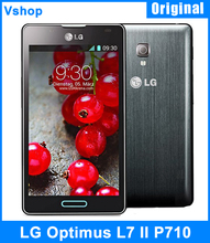 3G Original LG P710 Optimus L7 II 4GB ROM 4.3” Smartphone Android OS Dual Core 8MP 2460mAh Google Multi-languages Free Shipping