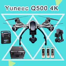 Yuneec Typhoon Q500 4K ST10 Radio 5.8G 10CH Handheld Gimbal Drone with Camera RC Quadcopter Double Original Battery and Case