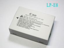 1500mAh LP-E8 digital batteries Li-ion LP E8 LPE8 For Camera Battery pack For Canon EOS 550D 600D 650D 700D X4 X5 X6i