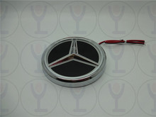 New 8 7x8 7cm 3 Colors Car Styling Bright 5D Rear Badge Bulb Emblem Logo Light