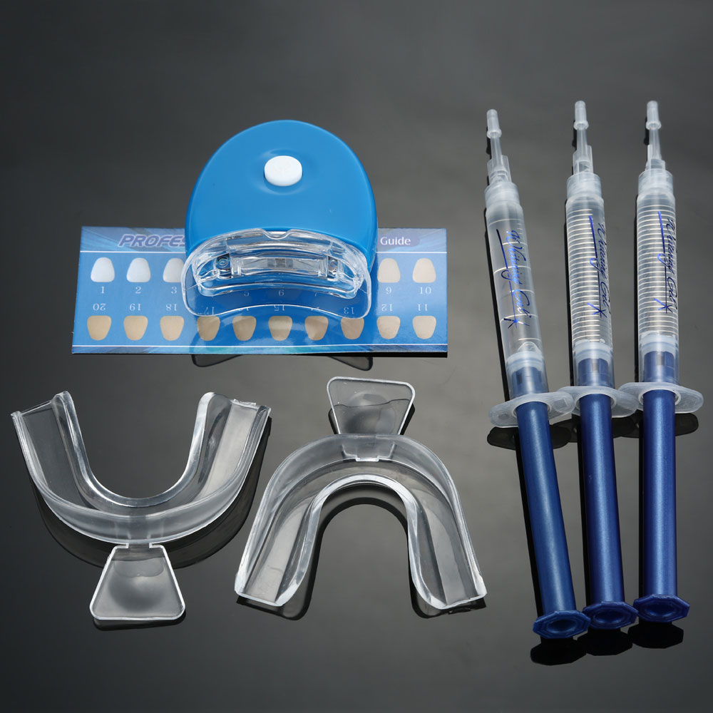 Professional Teeth Whitening Kit With Led Light Tooth Care Home Kit Dental Bleaching Tool Tooth 