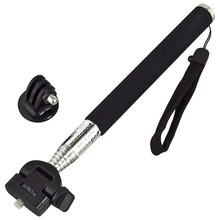 Gopro Accessories Extendable Handheld Stick Telescopic Monopod Mount Adapter Tripod for Hero 4 3+ SJ4000 5000 6000 xiaomi yiGP55