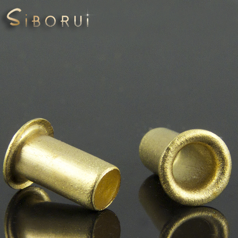 Corn hollow copper rivets copper rivets through rivet holes Rivets